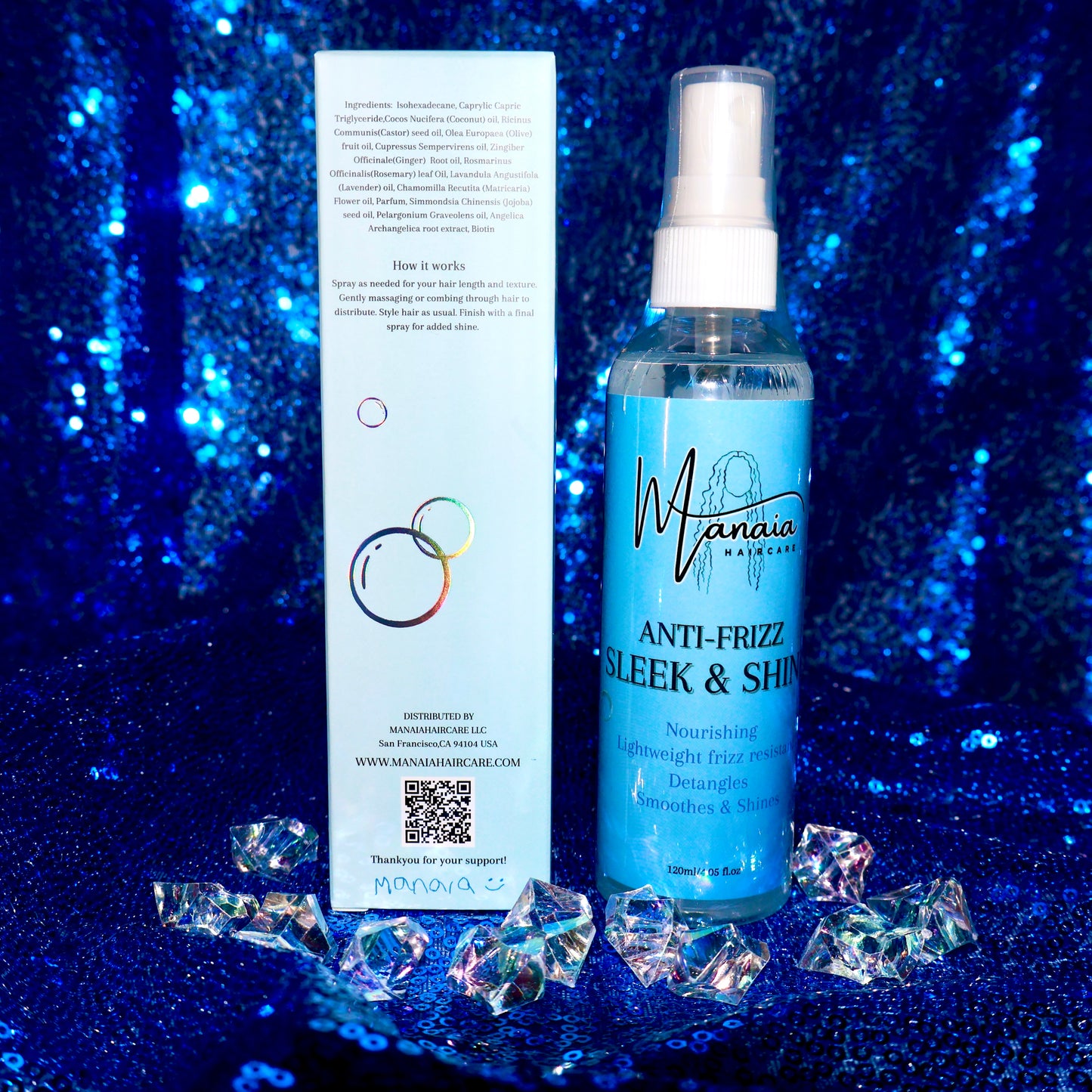 Anti-Frizz Sleek & Shine Nourishing Mist!